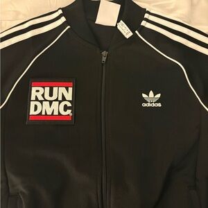 Adidas RUN DMC Black Track Jacket medium
